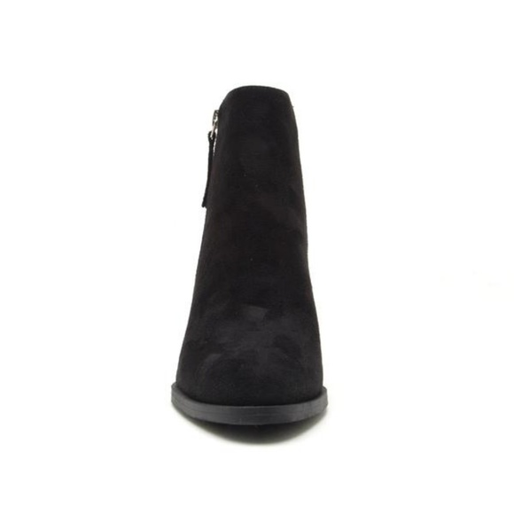 NEW Black Suede Ankle Booties - Picture 3 of 4